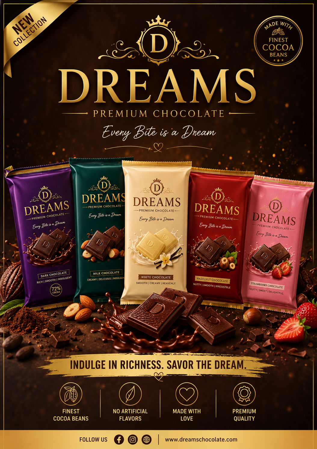 Dreams chocolate poster